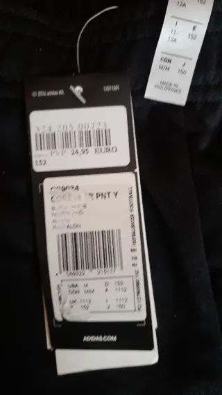 Pantalón chándal Adidas negro