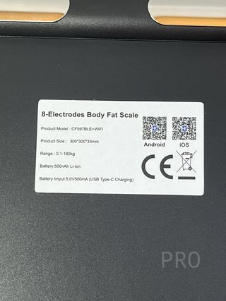 Báscula conectada WIFI y Bluetooth Healthkeep