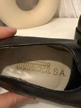 Zapatos Iturri Piel Vintage Cordones T 37