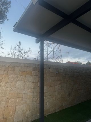 Pérgola de hierro galvanizado