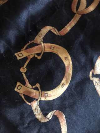 Foulard seta 50x50 vintage Burberry