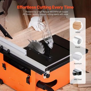 Sierra de Mesa VEVOR 1200W Portátil