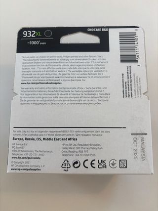 Cartucho HP 932XL Negro