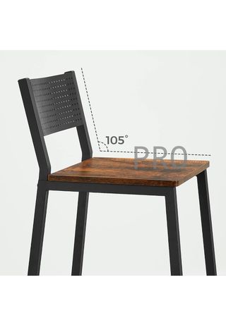 Sgabello da Bar, Set di 2, Sgabelli Alti