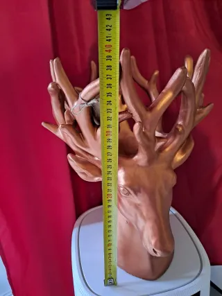 Vaso Cervo Oro Decorativo