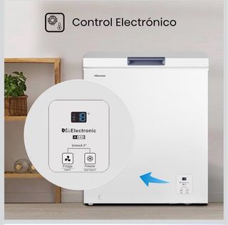Hisense Arcón Congelador 142L FT184D4AW