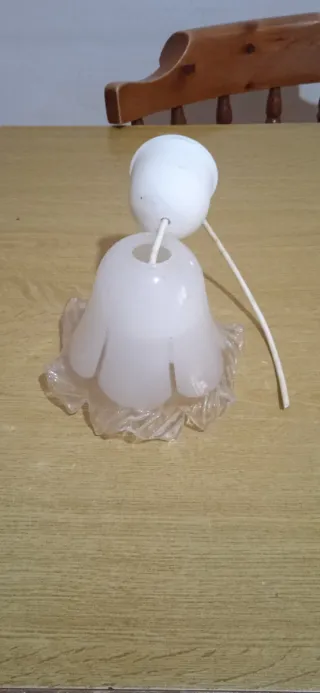 Paralume in vetro e plastica