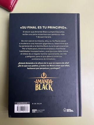 Amanda Black una herencia peligrosa