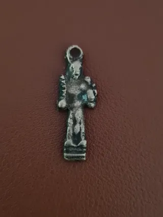 Antigua medalla de bronce San Antonio de Padua