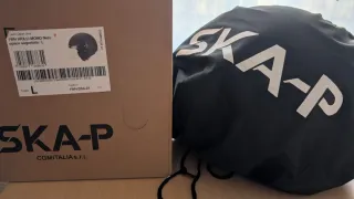 Casco Moto Jet SKA-P Negro Talla L