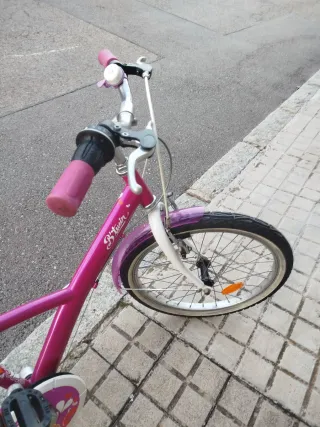 Bicicleta niña rosa 20 pulgadas