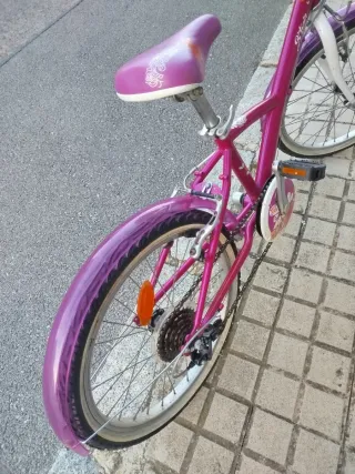 Bicicleta niña rosa 20 pulgadas