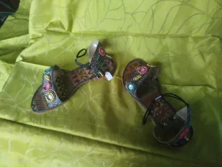 Sandalias étnicas India planas