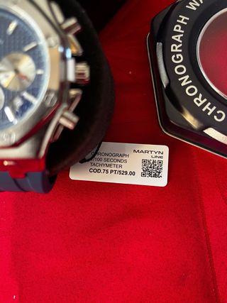 Reloj Martyn Line Cronógrafo Hombre Azul