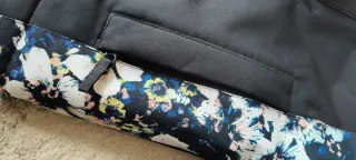 Abrigo Roxy Negro Multicolor