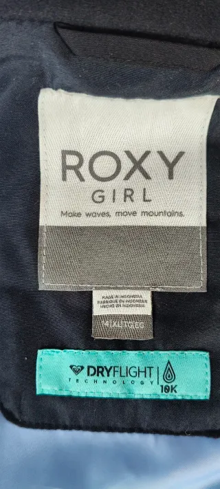 Abrigo Roxy Negro Multicolor