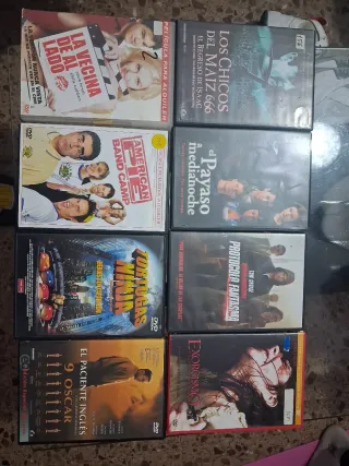 Lote 8 Películas DVD Terror/Acción/Comedia