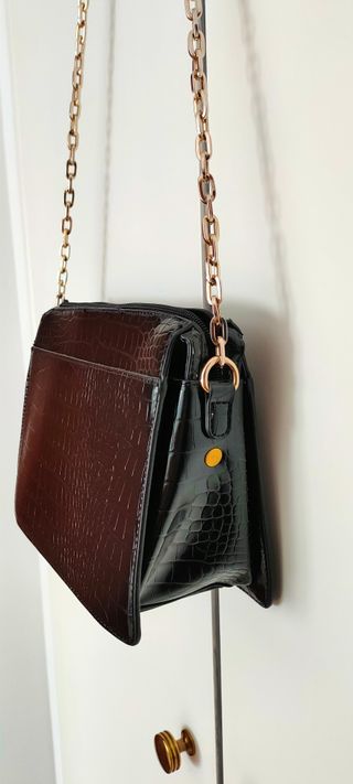 Bolso piel negro Gloria Ortiz
