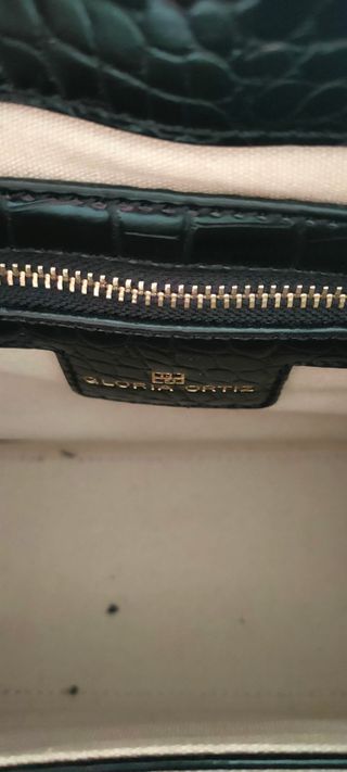 Bolso piel negro Gloria Ortiz
