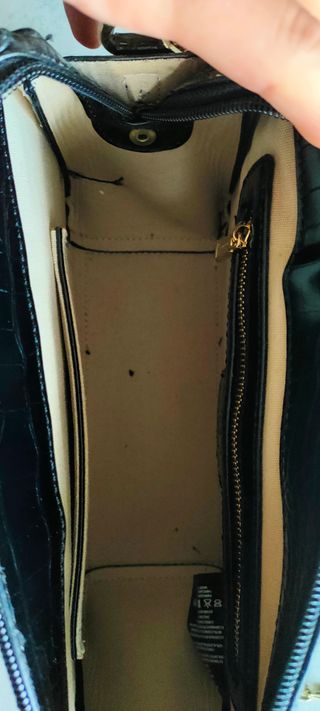 Bolso piel negro Gloria Ortiz