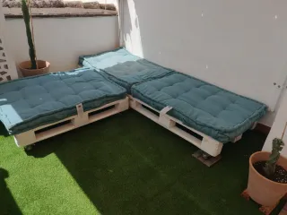 Juego de 3 Palets Blancos