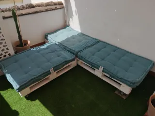 Juego de 3 Palets Blancos