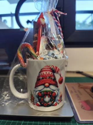 Taza cerámica reno Navidad