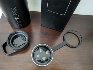 Garrafa Térmica Iron Flask Preta 40oz