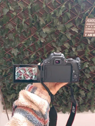 Cámara Canon EOS 250D + 2 Objetivos 50mm y 18-55mm