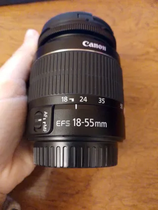 Cámara Canon EOS 250D + 2 Objetivos 50mm y 18-55mm