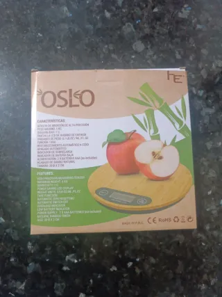 Báscula Cocina Digital Oslo Bambú