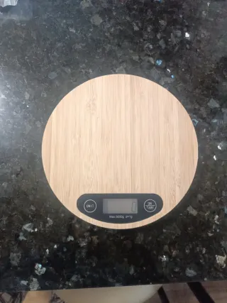 Báscula Cocina Digital Oslo Bambú