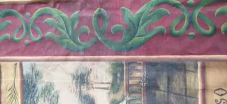 Tapiz antiguo firmado Jesús Les Estaba Sumiso.