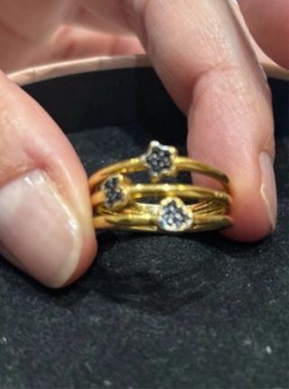 Anillo Tous Oro Espinelas Talla 13/14