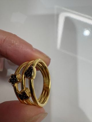 Anillo Tous Oro Espinelas Talla 13/14