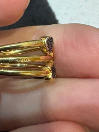 Anillo Tous Oro Espinelas Talla 13/14