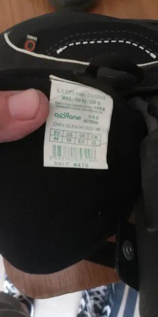 Patines en línea negros + protecciones