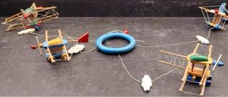 Móvil infantil aviones y nubes