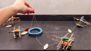 Móvil infantil aviones y nubes