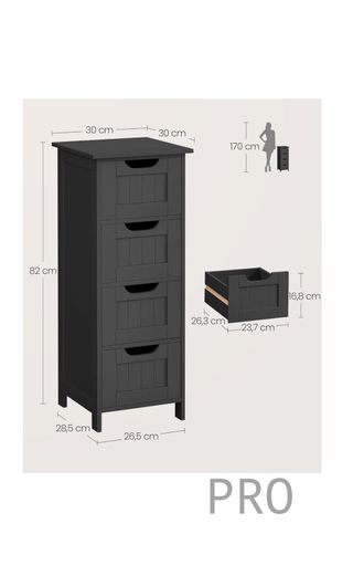 Armadio da Bagno, Armadio da Appoggio VASAGLE