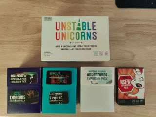 Unstable Unicorns + Expansiones (Ingles)