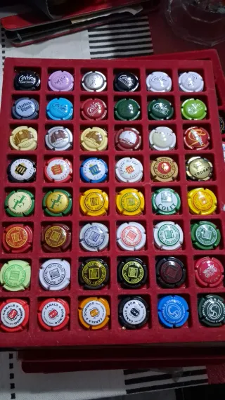 Bandejas de chapas de cava