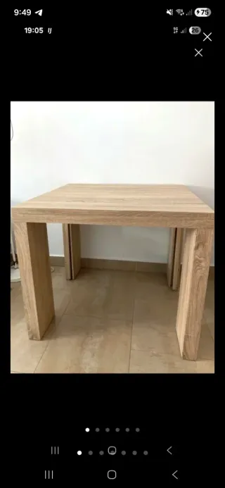 Mesa comedor extensible madera 2m