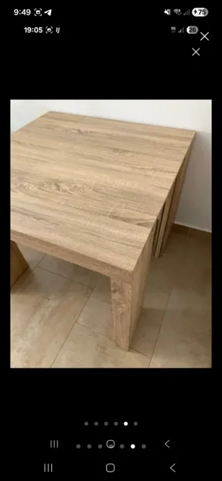 Mesa comedor extensible madera 2m