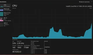 Portátil HP Negro/Plateado