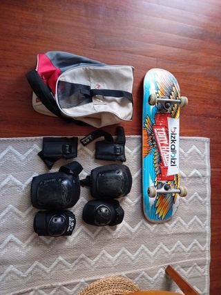 Skate Tony Hawk + Protecciones