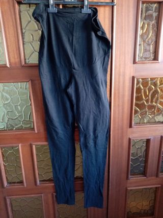 Pantalones premamá negros Leggins talla M