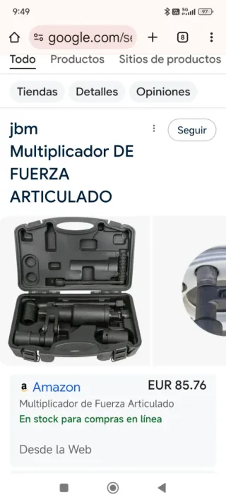 Multiplicador de Fuerza Articulado JBM 52796