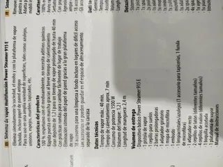 Wagner Power Steamer 915E Limpiador Vaporetto