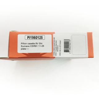 Cassette Sunrace 9 velocidades 11-25 CSR91